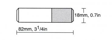 S18A Kleinsonde mit Endkappe 33kHz